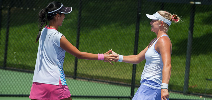 Hsu and Simmonds Take Doubles Crown